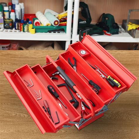 expanded metal portable tool box|metal cantilever tool box.